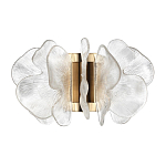 Бра с крупными прозрачными лепестками с рельефной поверхностью Ethereal Bloom варинант исполнения - 1 | Loft Concept в Саратове