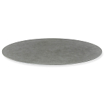 Стол обеденный с серой овальной столешницей из керамики на четырех деревянных ножках Gray Ceramics варинант исполнения - 3 | Loft Concept в Саратове