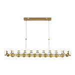 Люстра овальная с круглыми светодиодными источниками света Maxine Light варинант исполнения - 4 | Loft Concept в Саратове