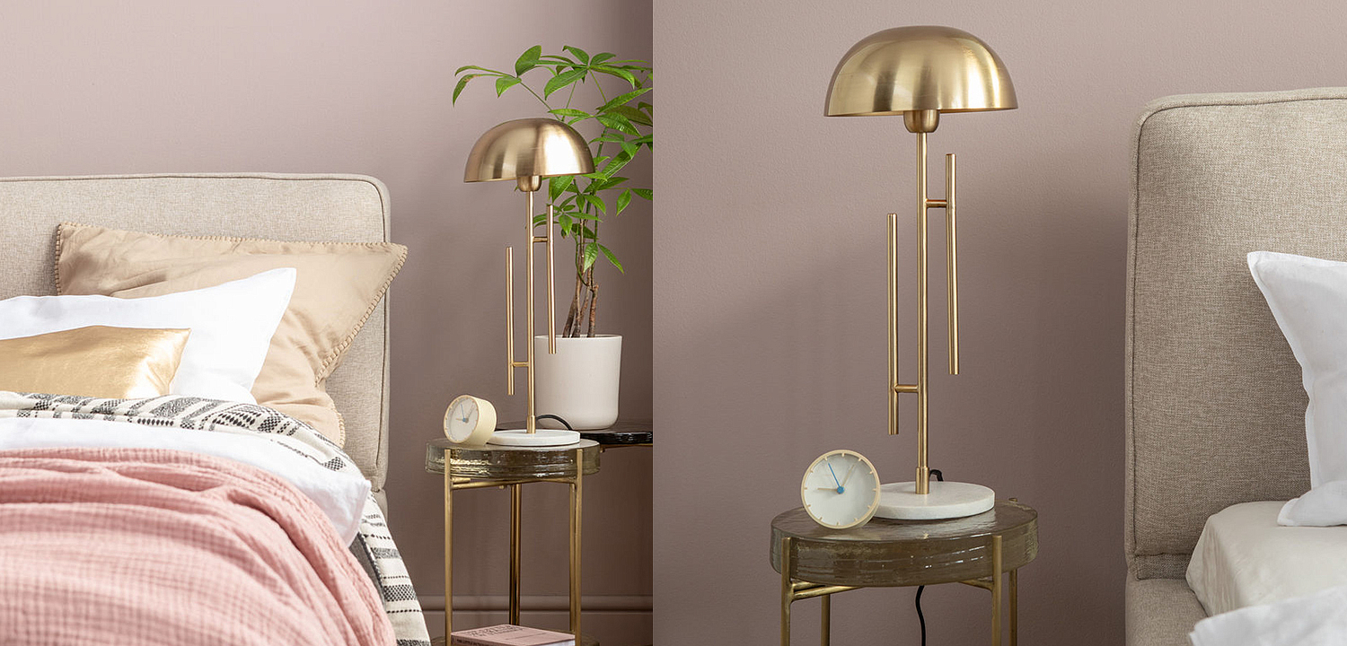 Настольная лампа Geometric Brass Table Lamp Настольная лампа Geometric Brass Table Lamp - Loft-Concept в Саратове