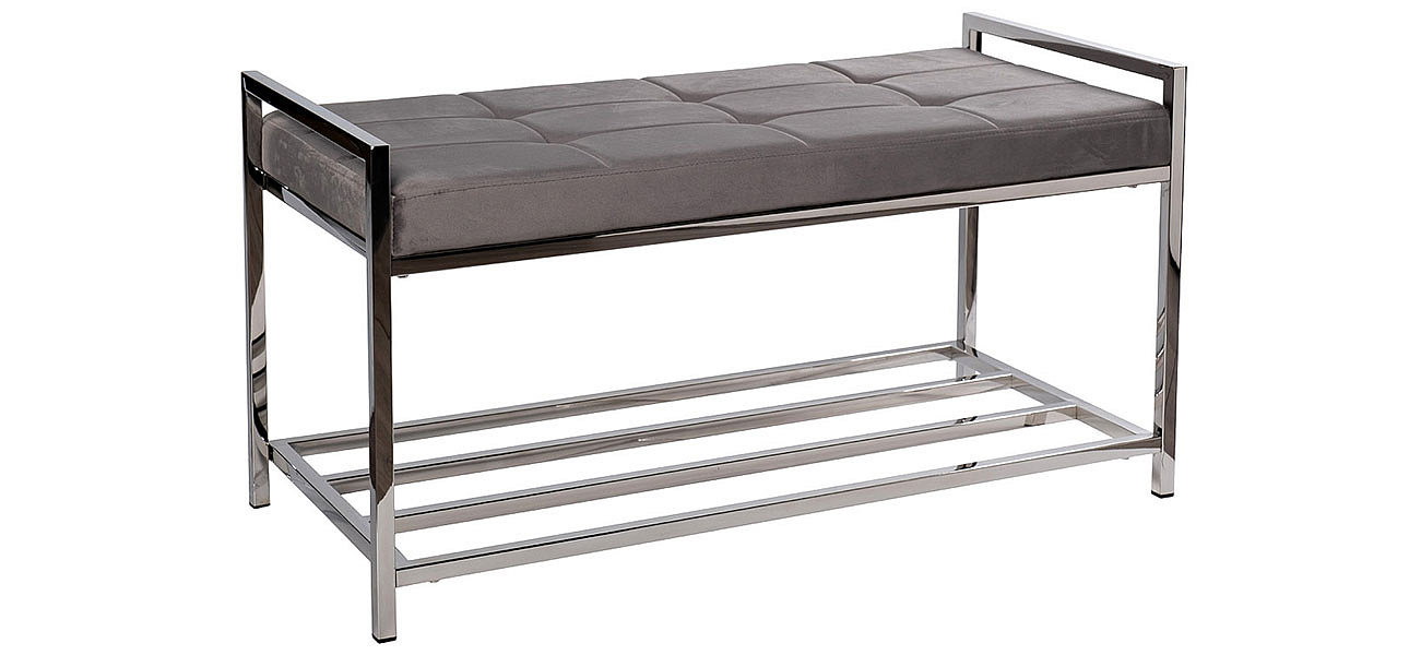 Банкетка Tulum gray Банкетка Tulum gray - Loft-Concept в Саратове