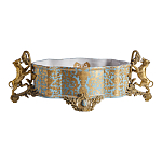 Чаша с орнаментом на бронзовых ножках в виде львов Eden Garden варинант исполнения - 3 | Loft Concept в Саратове