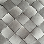 Пуф плетеный велюровый светло-бежевый  Soft Wicker Pouf варинант исполнения - 2 | Loft Concept в Саратове