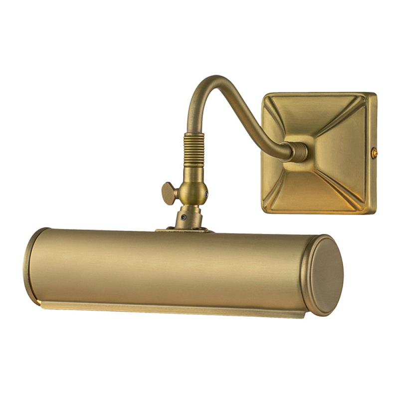 Светильник для картин с коротким цилиндрическим плафоном Elstead Lighting Латунь Бронза в Саратове | Loft Concept 