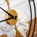 Часы настенные круглые из металла Mirror Tower Clock варинант исполнения - 2 | Loft Concept в Саратове