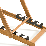 Шезлонг из акации и ткани Argentina варинант исполнения - 9 | Loft Concept в Саратове