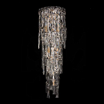 Бра с каскадом из прозрачного хрусталя и корпусом из металла цвета хром Constant Sparks варинант исполнения - 8 | Loft Concept в Саратове