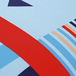 Подушка декоративная из хлопка по мотивам нанайских орнаментов Ural and Siberian Patterns варинант исполнения - 4 | Loft Concept в Саратове