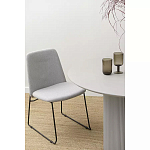 Стул мягкий светло-серый Chair Gray Runners варинант исполнения - 9 | Loft Concept в Саратове