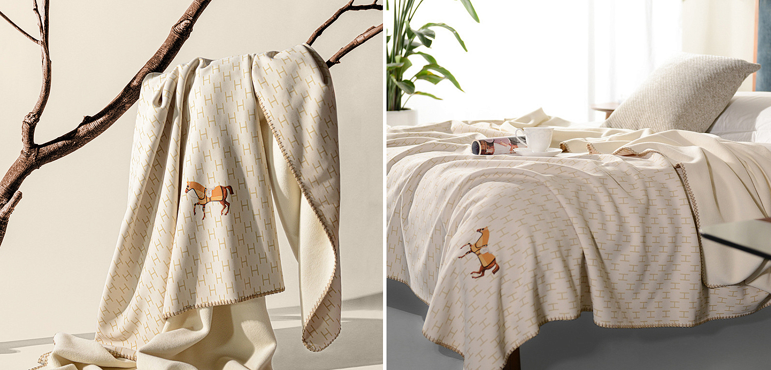 Плед Hermes Pattern Horse Plaid Плед Hermes Pattern Horse Plaid - Loft-Concept в Саратове