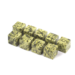 Камни для охлаждения виски из натурального камня змеевик Natural Stone Cube варинант исполнения - 4 | Loft Concept в Саратове