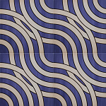 Дизайнерская плитка с узором Круги  варинант исполнения - 1 | Loft Concept в Саратове