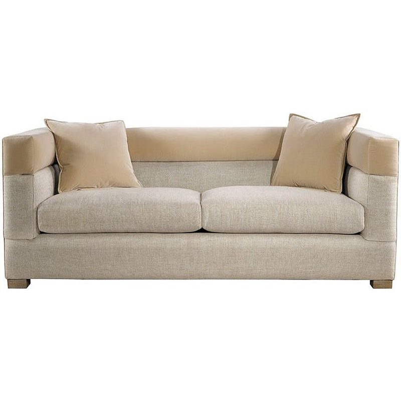 Диван Modena Sofa Linen and Velvet Sofa Бежевый Диван Modena Sofa Linen and Velvet Sofa Бежевый в Саратове | Loft Concept