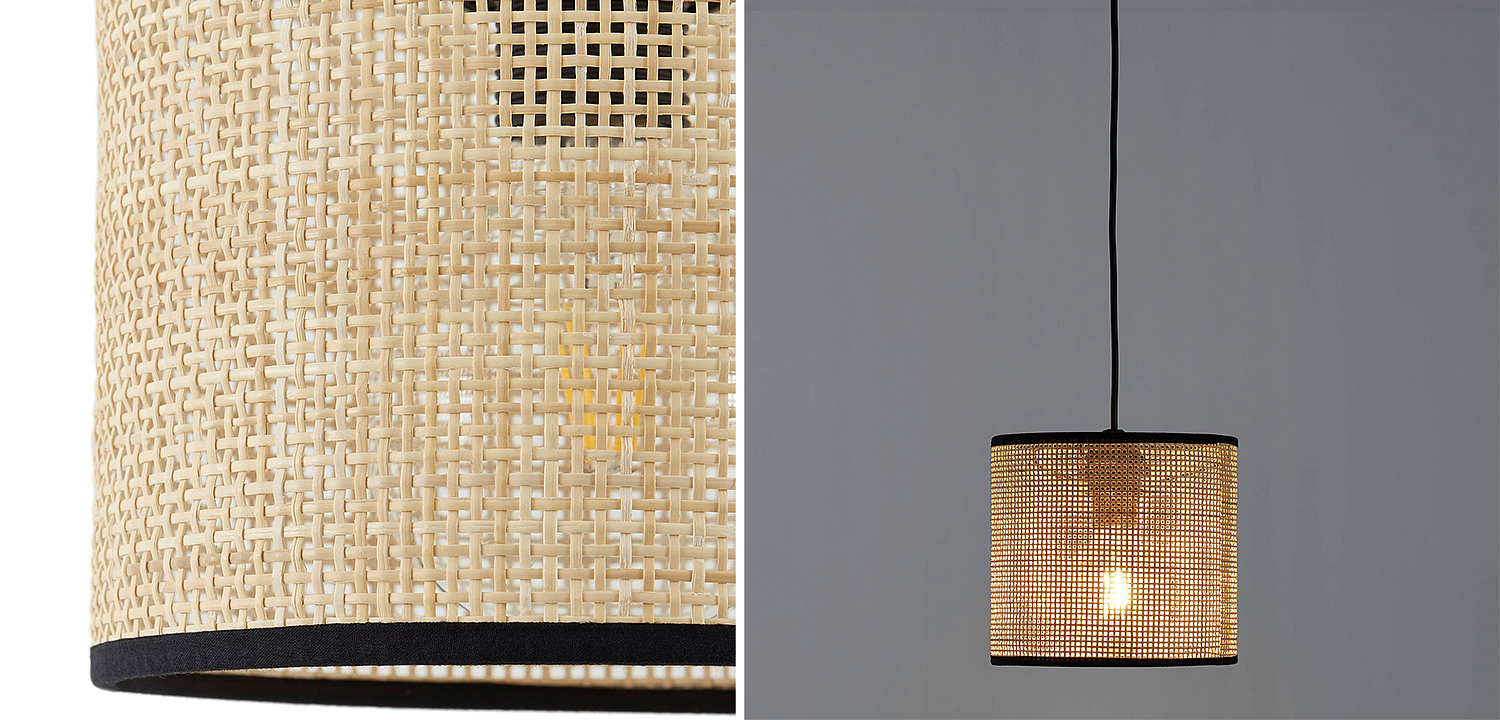 Подвесной светильник Ottar Wicker beige black Подвесной светильник Ottar Wicker beige black - Loft-Concept в Саратове