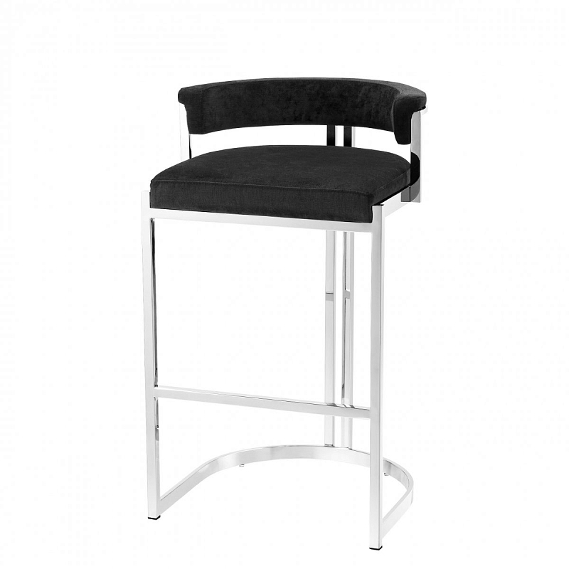 Полубарный стул Eichholtz Counter Stool Dante Черный Нержавеющая сталь Полубарный стул Eichholtz Counter Stool Dante Черный Нержавеющая сталь в Саратове | Loft Concept