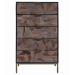 Высокая тумба с выдвижными ящиками Mosaic варинант исполнения - 1 | Loft Concept в Саратове