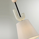 Подвесной светильник с бежевым тканевым плафоном Flourish варинант исполнения - 4 | Loft Concept в Саратове