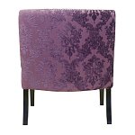 Полукресло с мягкой обивкой из жаккарда на 4-х ножках из массива березы Baroque Armchair violet варинант исполнения - 2 | Loft Concept в Саратове