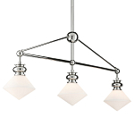 Люстра линейная с ромбовидными плафонами Pointed Diamond Shade варинант исполнения - 2 | Loft Concept в Саратове