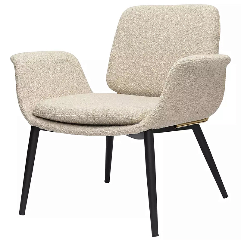 Кресло мягкое с широкими подлокотниками Lounge Chair Adam Серо-бежевый Бирюзовый Кресло мягкое с широкими подлокотниками Lounge Chair Adam Серо-бежевый Бирюзовый в Саратове | Loft Concept