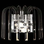 Бра цвета никель с изогнутыми хрустальными элементами Radiant Ribbons варинант исполнения - 1 | Loft Concept в Саратове