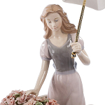 Статуэтка фарфоровая Девушка с цветами Charming Statuette варинант исполнения - 1 | Loft Concept в Саратове