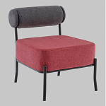 Кресло Ponpoun тёмно-серый бордо варинант исполнения - 1 | Loft Concept в Саратове