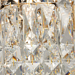 Потолочный светильник круглый с прозрачными подвесками Lunet варинант исполнения - 5 | Loft Concept в Саратове