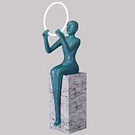 Торшер Statue In The Clouds Floor Lamp варинант исполнения - 2 | Loft Concept в Саратове