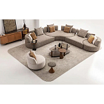 Угловой модульный диван Calypso с поворотным механизмом  варинант исполнения - 12 | Loft Concept в Саратове