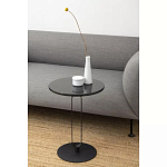 Кофейный столик черный круглый Graceful Base варинант исполнения - 1 | Loft Concept в Саратове