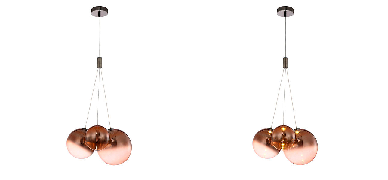 Светильник подвесной медь Balls Lamp Светильник подвесной медь Balls Lamp - Loft-Concept в Саратове