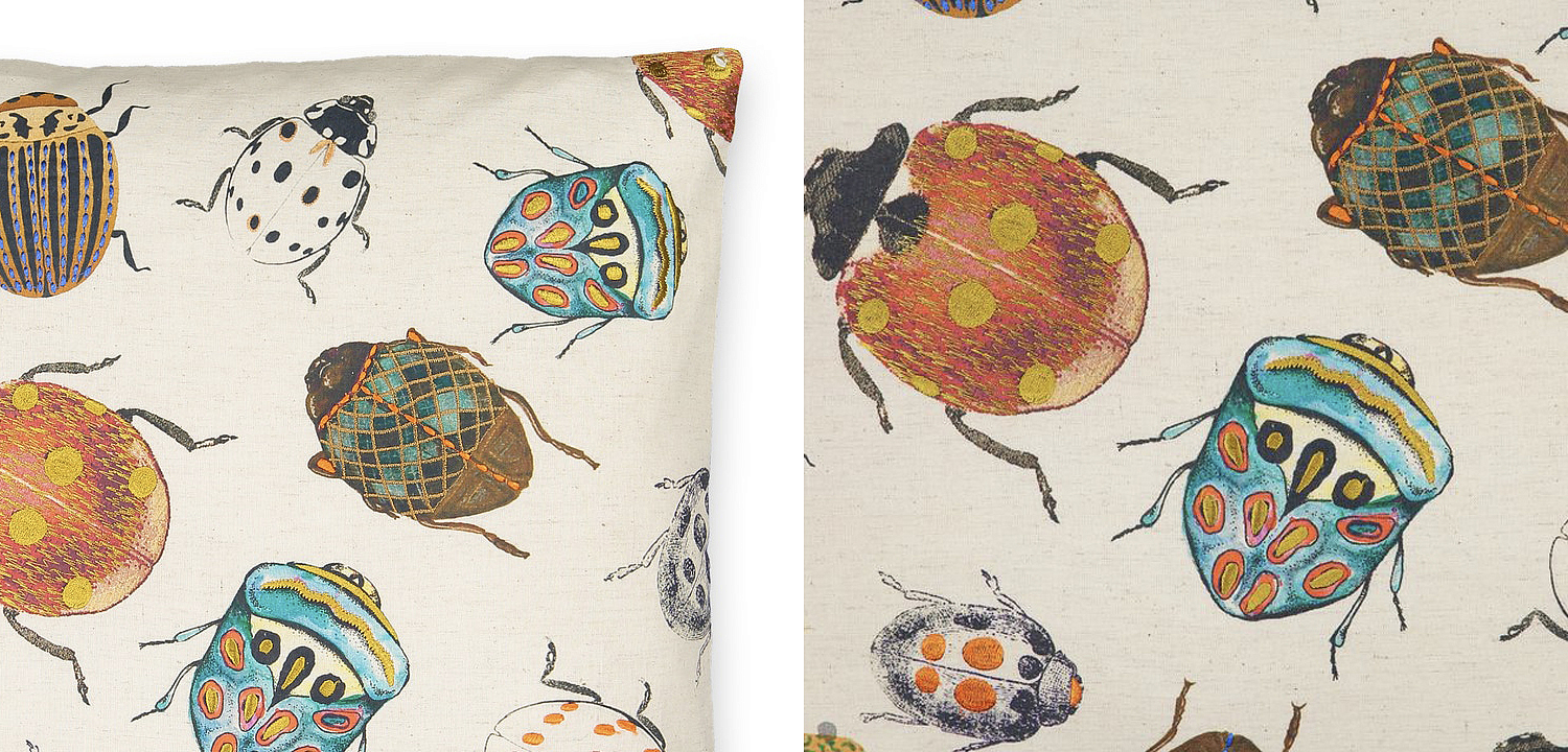 Подушка Beetles Подушка Beetles - Loft-Concept в Саратове