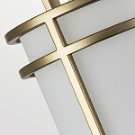 Бра с геометрическим каркасом и матовым белым цилиндрическим плафоном Feiss варинант исполнения - 2 | Loft Concept в Саратове