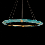 Люстра в форме кольца с цветочным декором Warm Heavenly Light варинант исполнения - 5 | Loft Concept в Саратове