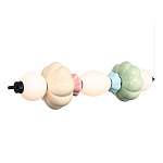 Подвесной светильник линейный с керамическими элементами 24W LED Fragrant Light варинант исполнения - 4 | Loft Concept в Саратове