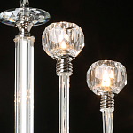 Люстра с 8-ю лампами и гранеными стеклянными плафонами Prism Gala варинант исполнения - 6 | Loft Concept в Саратове