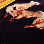 Коврик Seletti Lipstick Black варинант исполнения - 2 | Loft Concept в Саратове