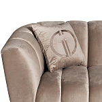 Диван трехместный велюровый серый Island of Comfort варинант исполнения - 2 | Loft Concept в Саратове