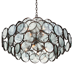 Люстра с каскадом из круглых стеклянных дисков Small Round Sequins варинант исполнения - 2 | Loft Concept в Саратове