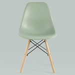 Пластиковый стул на ножках из массива бука Eames Mint варинант исполнения - 3 | Loft Concept в Саратове