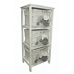 Стеллаж для детской с животными с плетенными корзинами Cute Elephant варинант исполнения - 2 | Loft Concept в Саратове