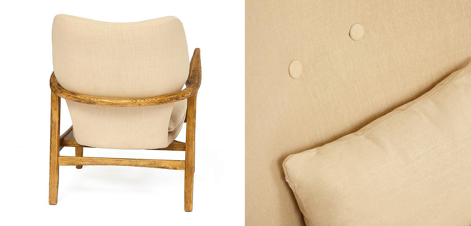 Кресло Makeshift armchair beige Кресло Makeshift armchair beige - Loft-Concept в Саратове
