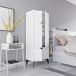 Комод белый с 4-мя дверцами на металлических ножках SPARK MULTIPURPOSE CABINET WHITE варинант исполнения - 6 | Loft Concept в Саратове