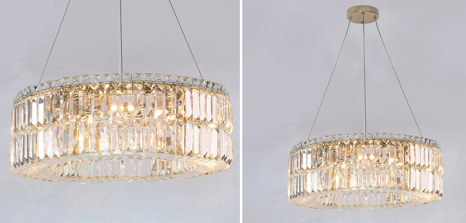 Люстра Darleen Crystal Gold Chandelier 12 Люстра Darleen Crystal Gold Chandelier 12 - Loft-Concept в Саратове