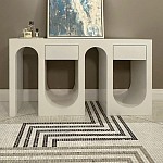 Белая консоль с ящиками Endor White варинант исполнения - 1 | Loft Concept в Саратове