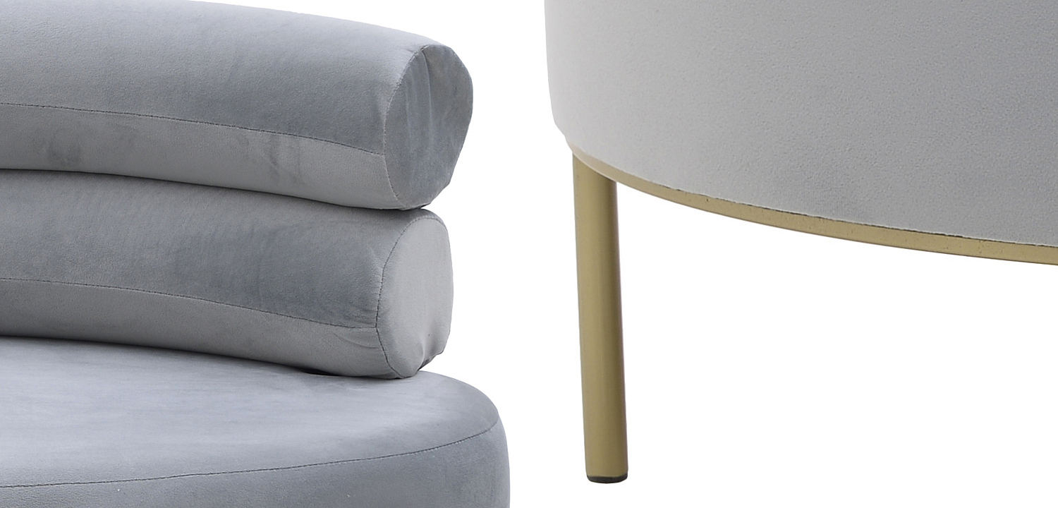 Кушетка Fening Lounge Gray Кушетка Fening Lounge Gray - Loft-Concept в Саратове