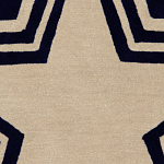 Дизайнерский ковер в виде звезды Poltronova Tappeto Stellina  Navy Blue Grey Rug варинант исполнения - 5 | Loft Concept в Саратове