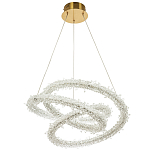 Фигурная люстра украшенная кристаллами из хрусталя Gilbertine Crystals Twisted Chandelier варинант исполнения - 2 | Loft Concept в Саратове