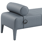 Кушетка Cuba из натуральной кожи с валиком  варинант исполнения - 3 | Loft Concept в Саратове